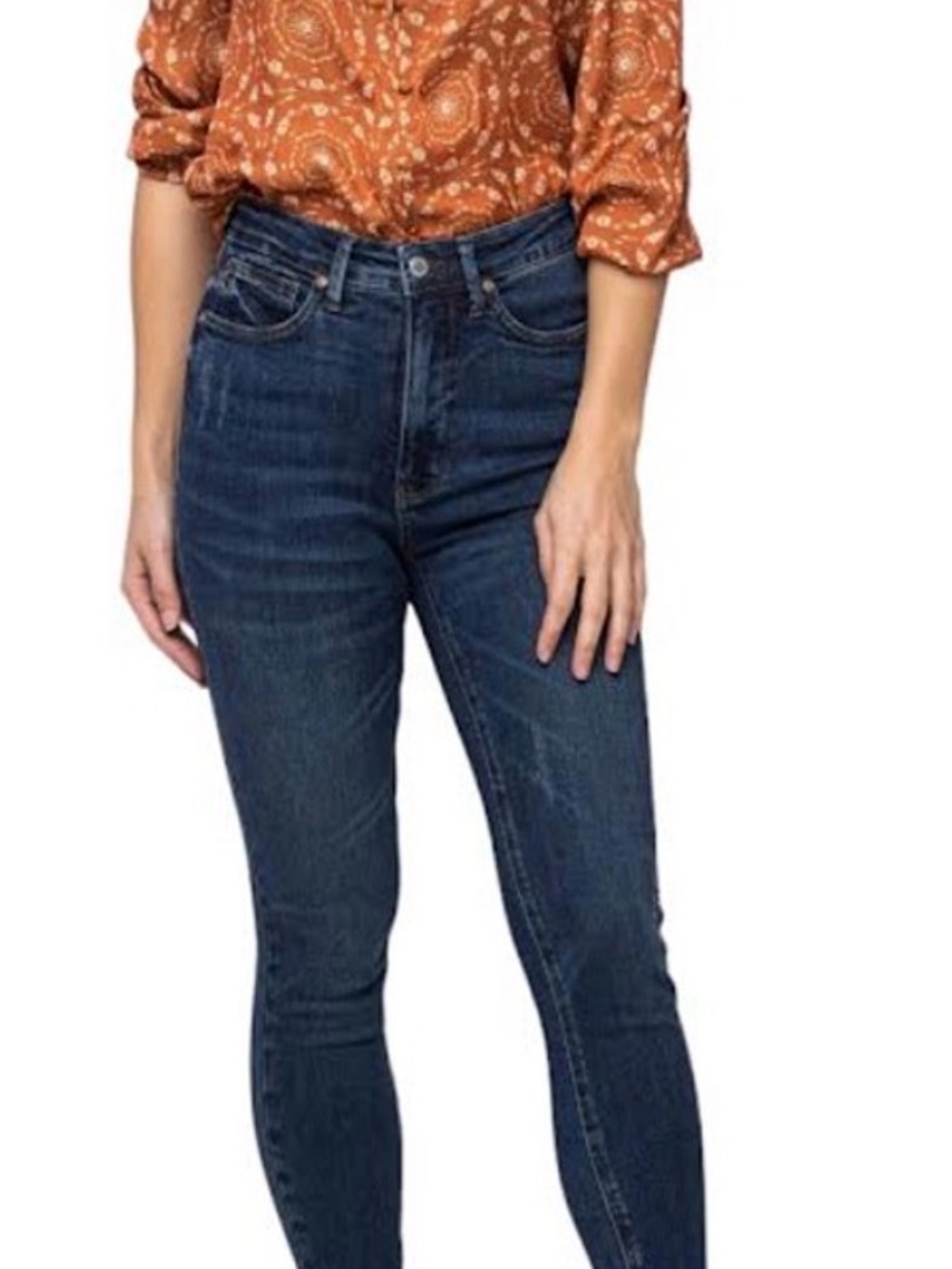 Judy Blue Dark Blue High-Rise Skinny Jeans 9/29
